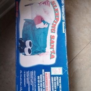 Vintage Telco Sleeping Santa
